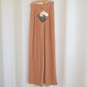 NWT See by Chloé Wide Leg Palazzo Pants Light Terracotta Sz 4